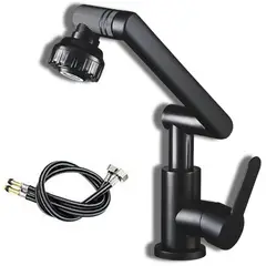 ATURE - Llave Grifería Lavamanos Monomando Cuellos Giratorios 1080°