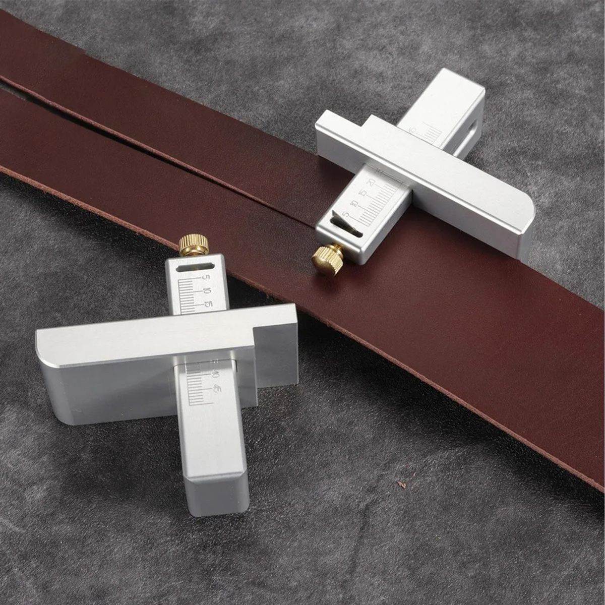 PUREPOWER - Cortador Tiras Cuero Ajustable para Artesanías