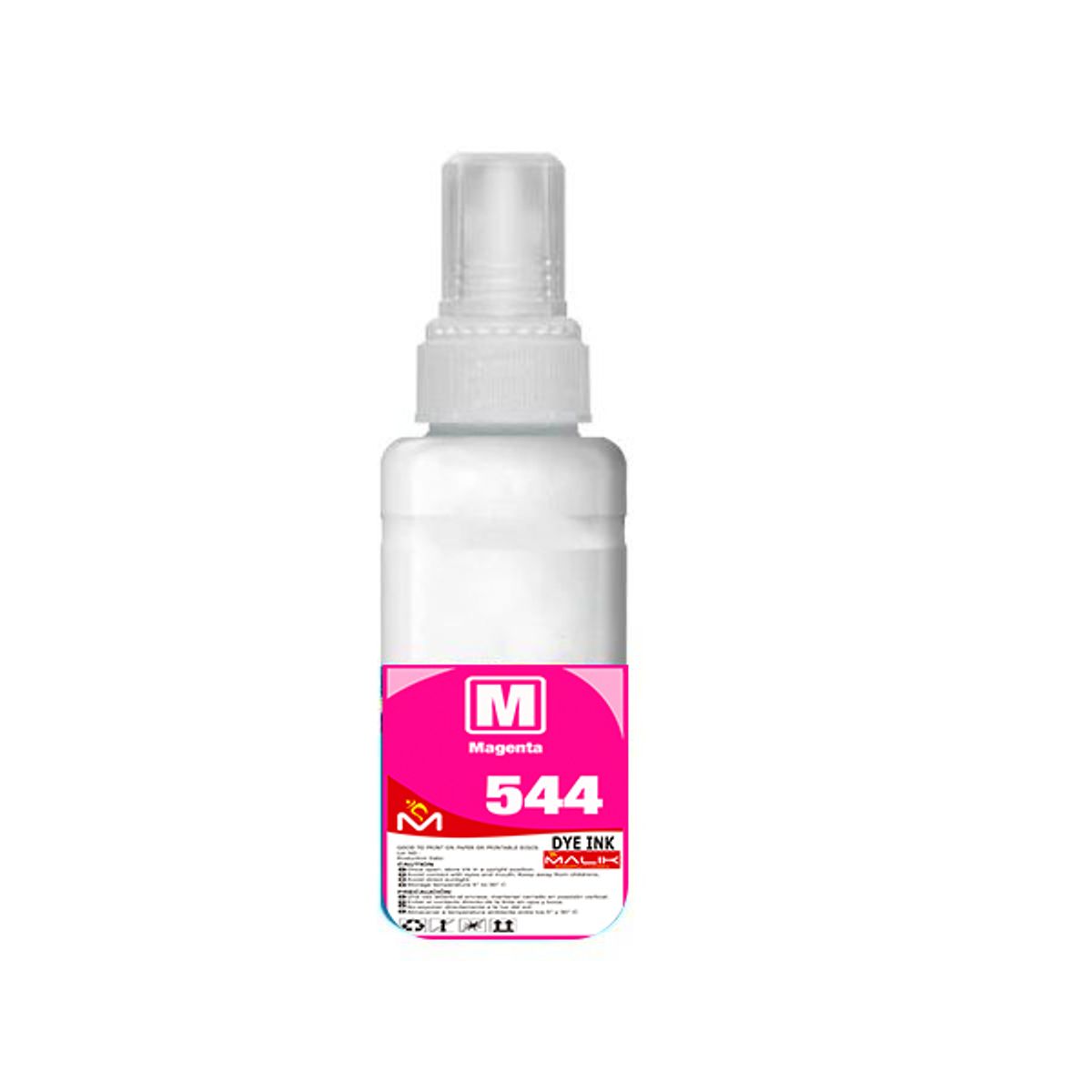 Pack 4 Tintas compatible Epsn E/tank L375 / L380 / L395/ L455, marca MALIK - Foto Principal
