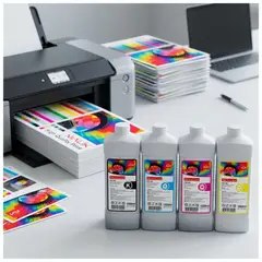 MALIK - Pack 4 Litros compatible Canon Pixma Tinta continua G1100