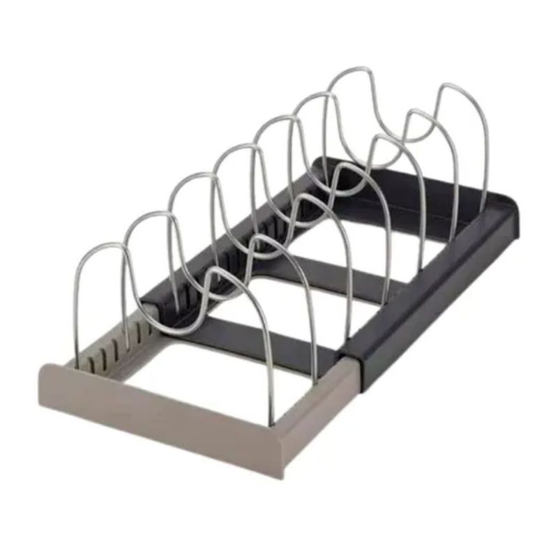 GENERICO - Rack Organizador Tapas Ollas Expandible Cocina Menaje Sartén