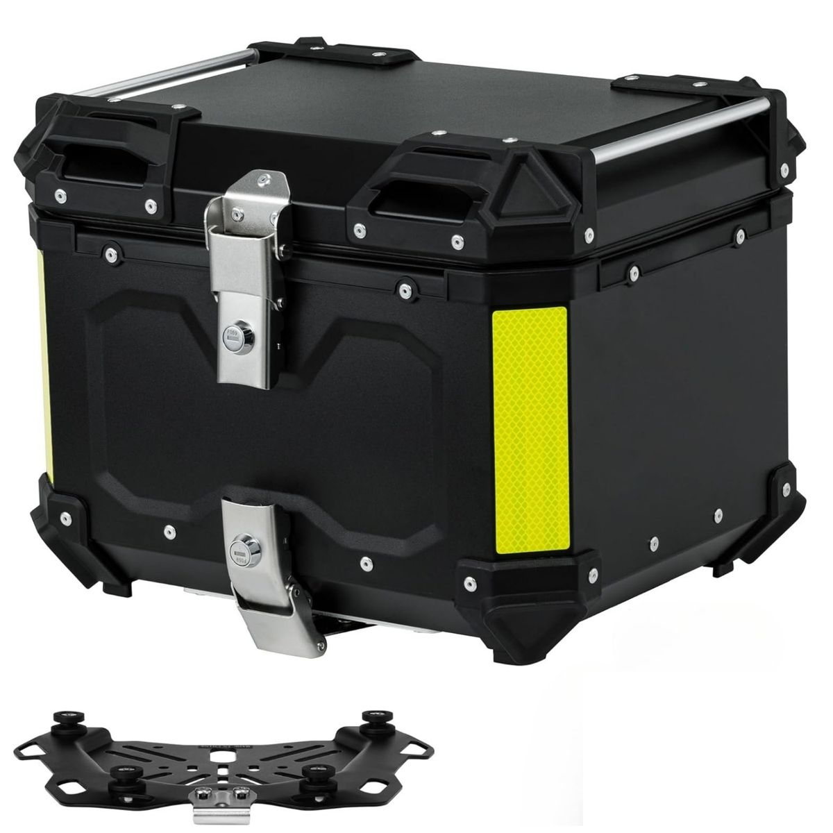 GENERICO - Maleta Para Moto Top Case Aleacion Aluminio 45 Litros