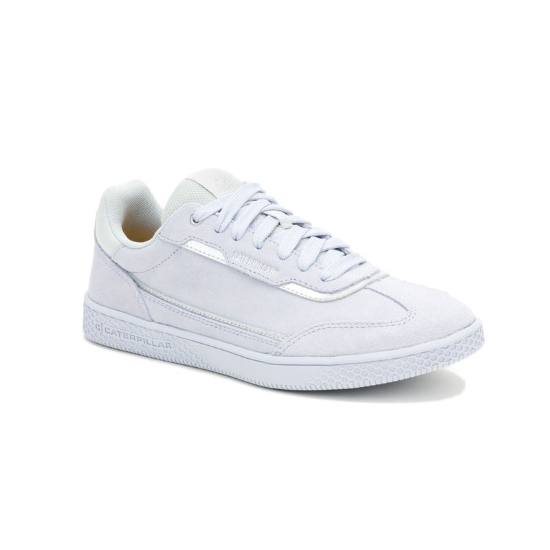 CAT - Zapatilla Sin Caña Pause Retro T-Toe Mujer Celeste CAT