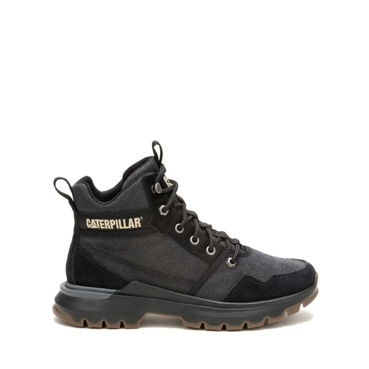 CAT - Zapatilla con Caña Colorado Sneaker Mujer Negra CAT