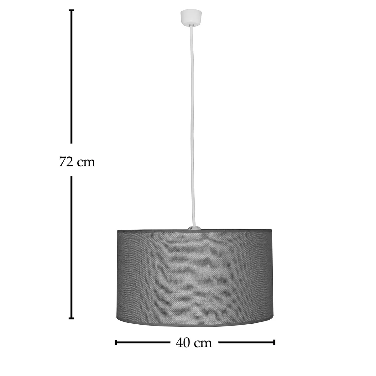 CAROLD STEVENS - Lámpara Colgante Tambor Verde