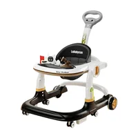 Andador Caminador Con Manilla Y Luces Mine Negro