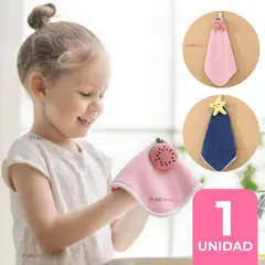 JUMP KIDS - Toalla de Manos 100% Algodón 1 Unidad Niña Surtido
