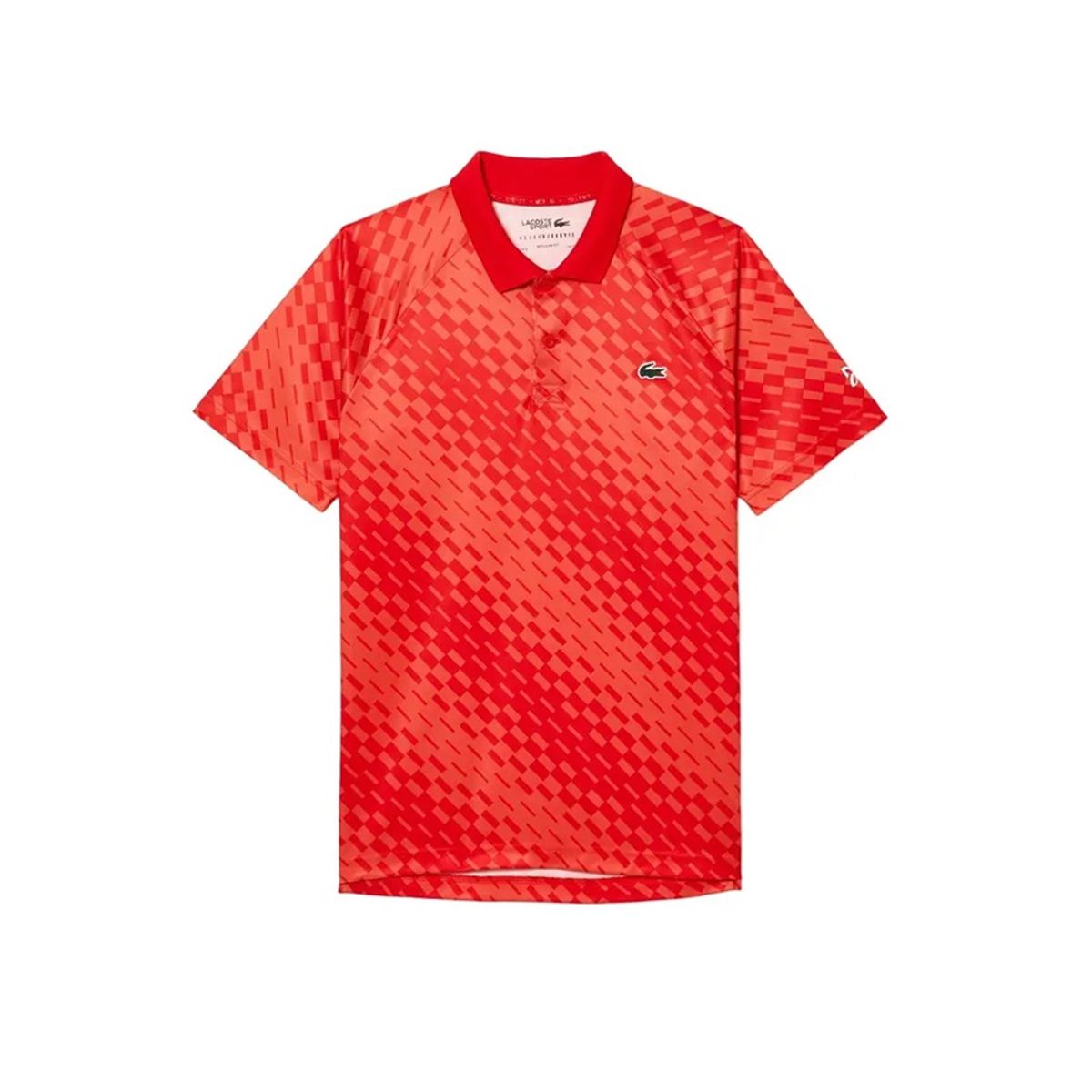 LACOSTE - Polera Lacoste Polo Novak Djokovic Roja Tenis Padel