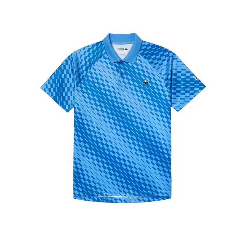 LACOSTE - Polera Lacoste Polo Novak Djokovic Azul Tenis Padel