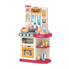 SWEET HOME - Cocina Infantil Real con Vapor Sonido Luz y 65 Accesorios