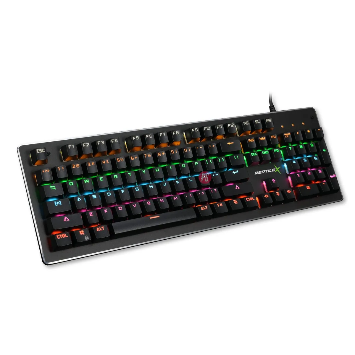 REPTILEX - Teclado Gamer Mecánico Retroiluminado Base Aluminio - Ps