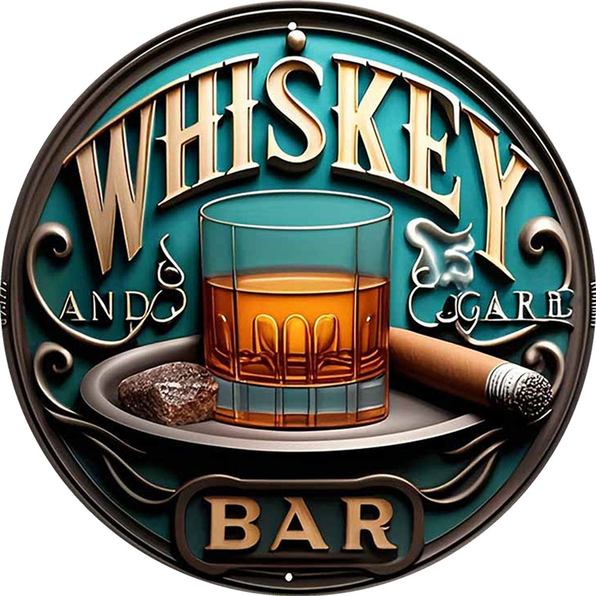 VATYERTY - 1 letrero de bar de madera atemporal y estilo vintage