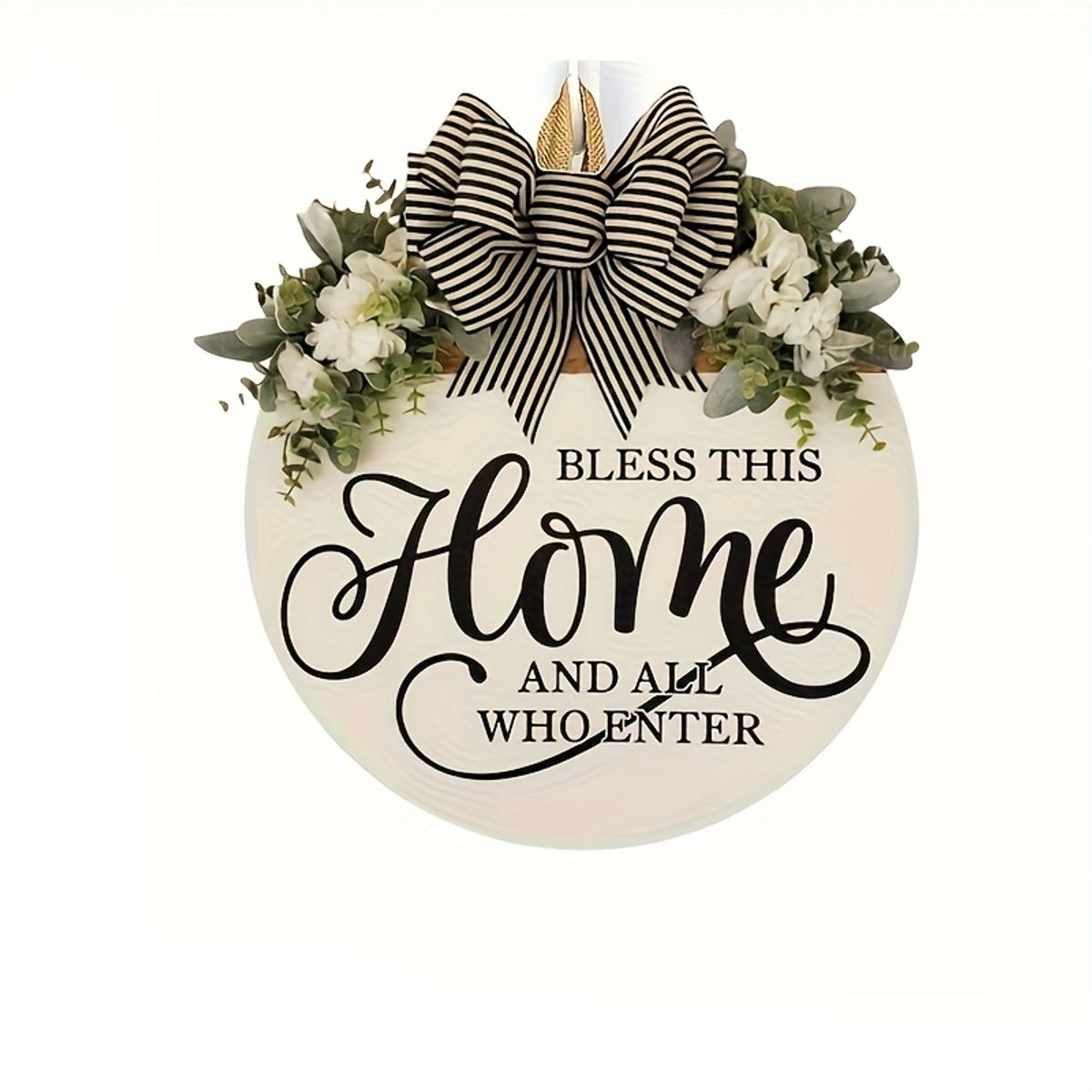 VATYERTY - 1 colgador de puerta con corona floral