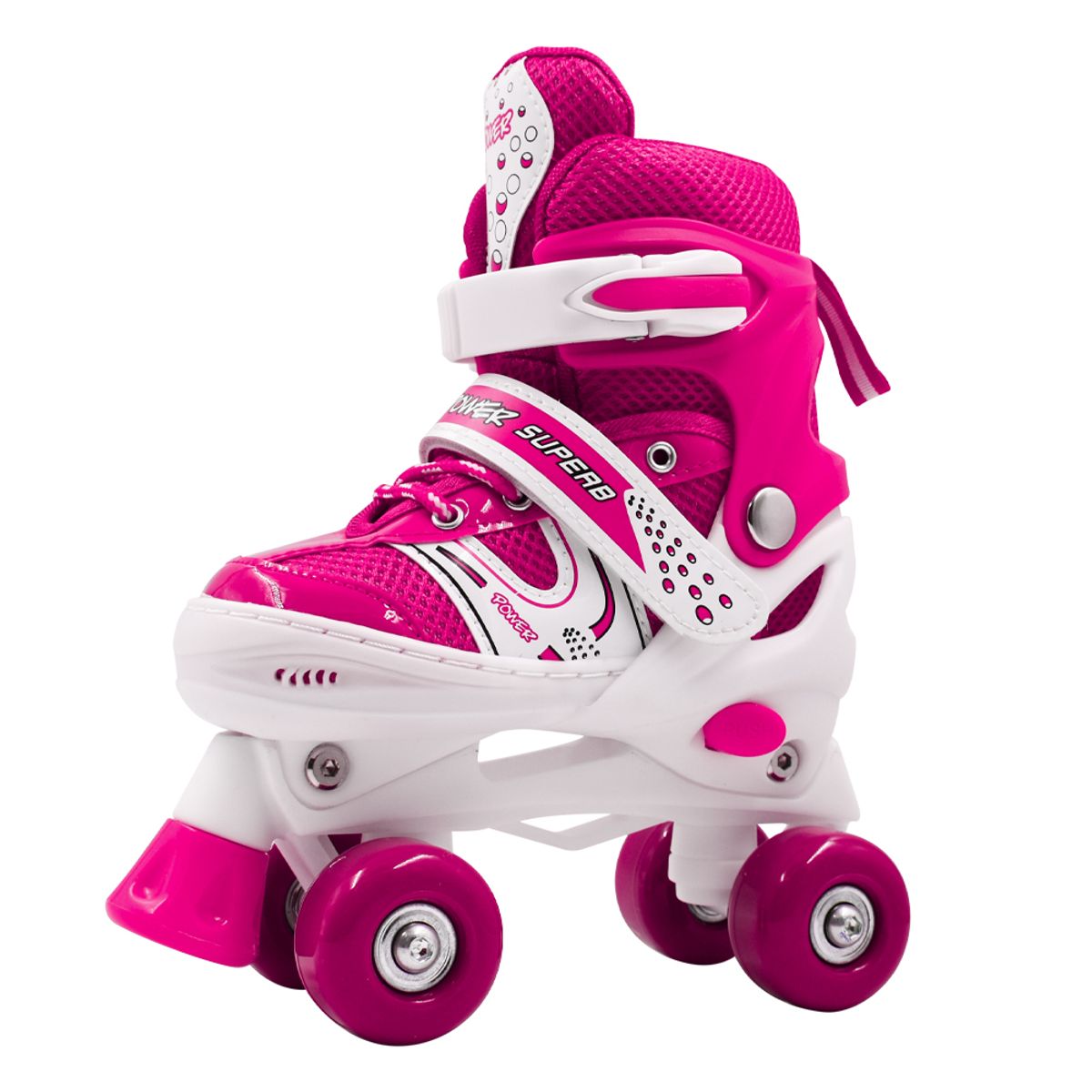 GENERICO - Patines Quad infantiles Power Pink