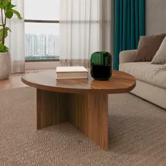 EXIT - Mesa de Centro Ovalada 76x40x76 cm - Delta