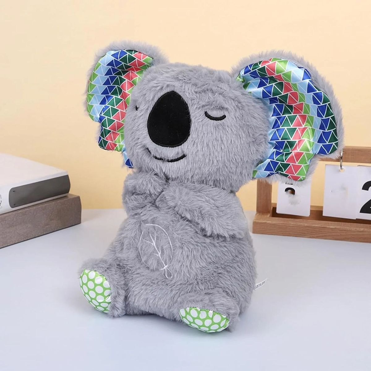 GENERICO - Pack 2 Peluche Kawaii Relaja, Ansiedad. Juguete Luz Y Sonido Koalas 392