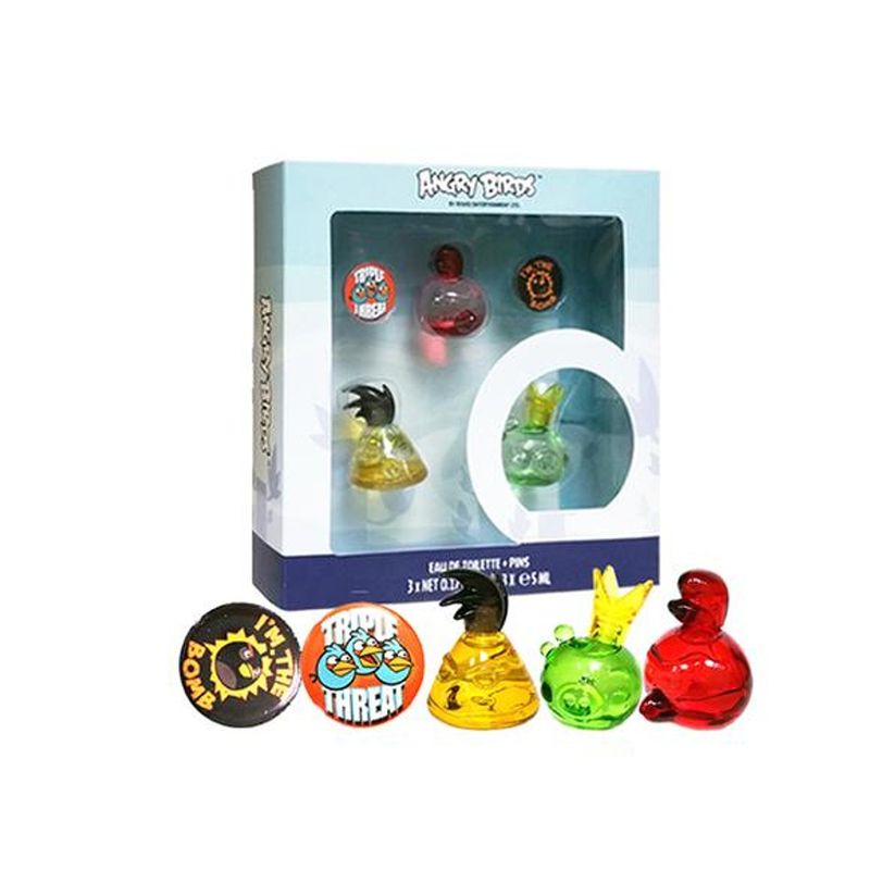 ANGRY BIRDS - Perfume Angry Birds Unisex Edt 3 X 5 ml Miniatura Estuche