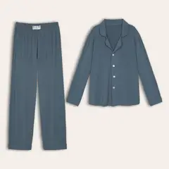 HYPNOS - Set Pijama Largo Mujer 100% Bambú Ultrasuave