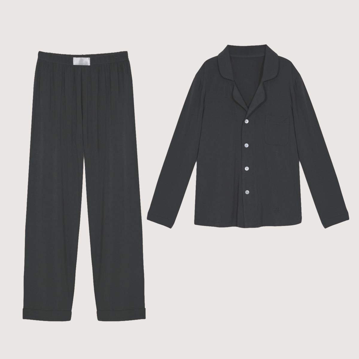 HYPNOS - Set Pijama Largo Mujer 100% Bambú Ultrasuave