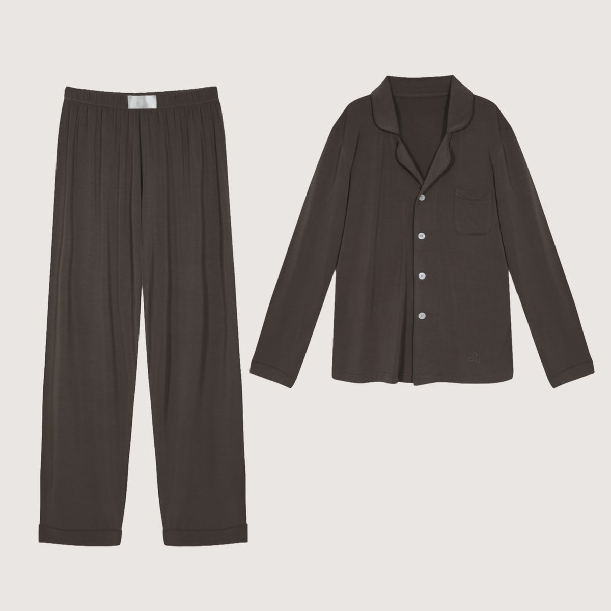 HYPNOS - Set Pijama Largo Mujer 100% Bambú Ultrasuave