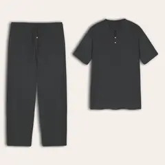 HYPNOS - Set Pijama Hombre - Largo - Bambú - Fresco y Suave -