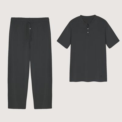 Imagen 1 del producto Set Pijama Largo Hombre 100% Bambú Ultrasuave