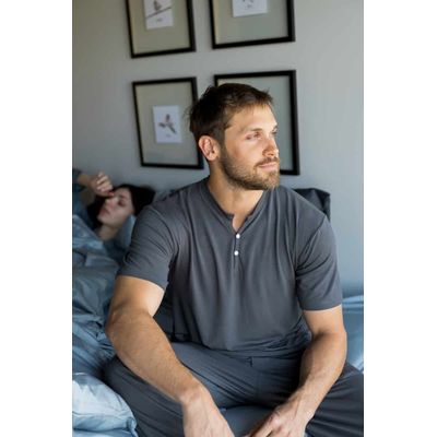 Imagen 2 del producto Set Pijama Largo Hombre 100% Bambú Ultrasuave