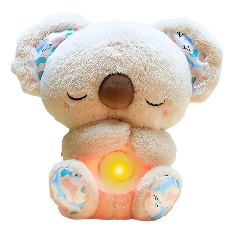 MPROPIA - Peluche Kawaii Relaja Alivia Ansiedad. Juguete Luz Y Sonido koala blanco 392