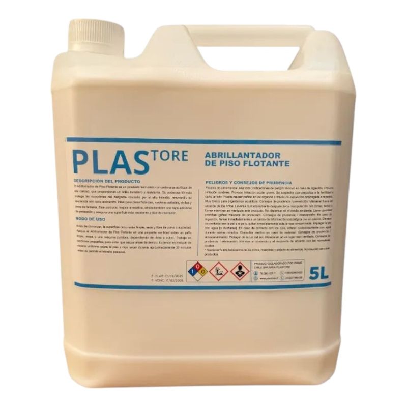 GENERICO - Abrillantador Para Piso Flotante 5 Lts Plastore