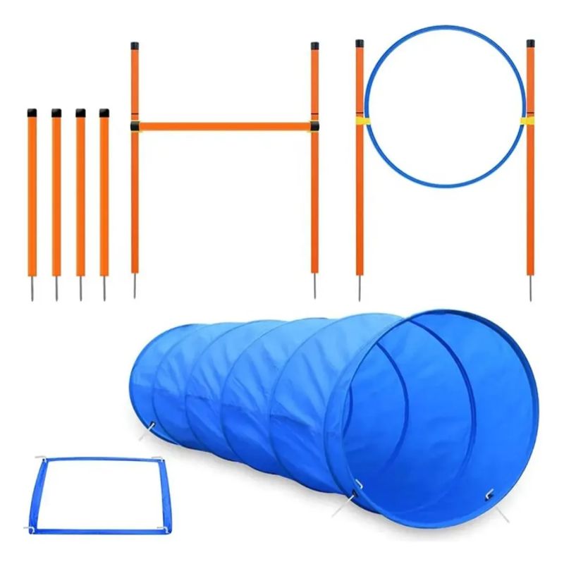 GENERICO - Kit de entrenamiento de agilidad para perros Portatil