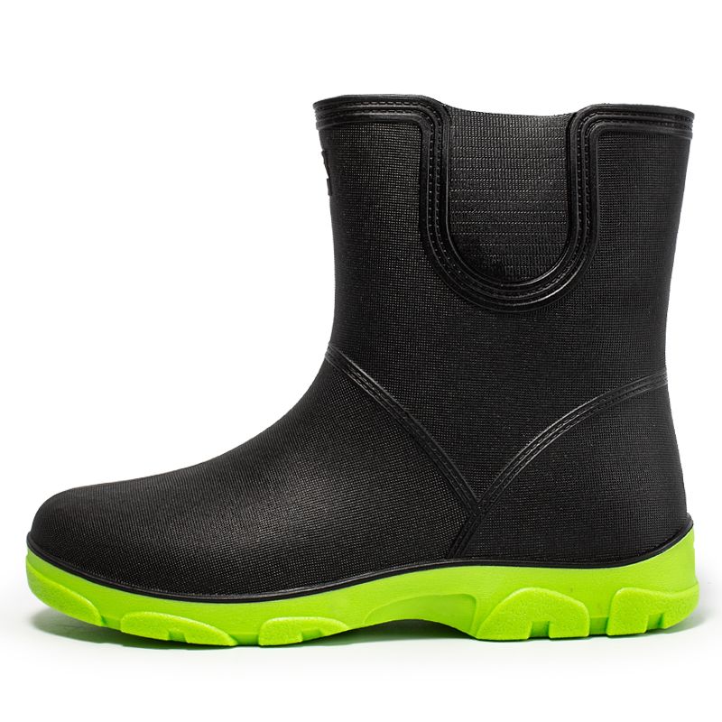 SHANDIAN - Botas de Agua Antideslizantes Hombre