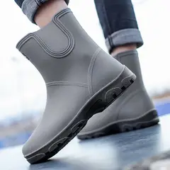 SHANDIAN - Botas de Agua Antideslizantes Hombre