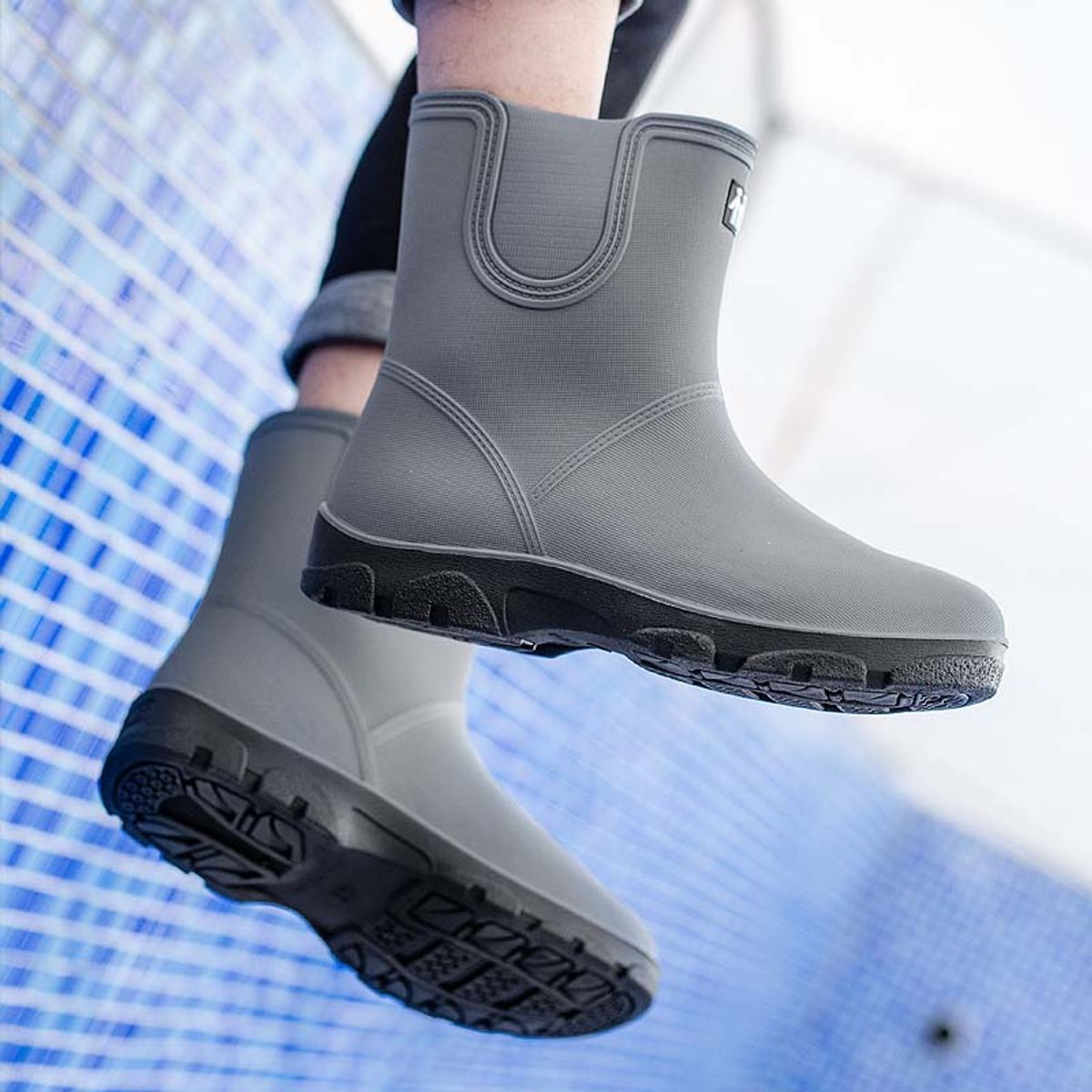 SHANDIAN - Botas de Agua Antideslizantes Hombre