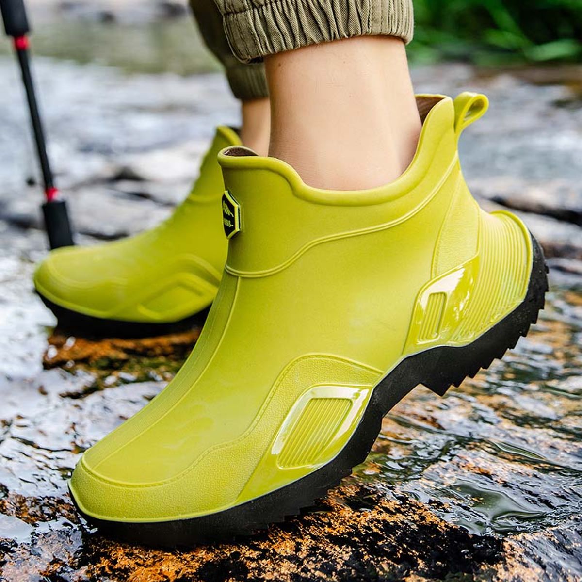 SHANDIAN - Botas de Agua Antideslizantes Hombre