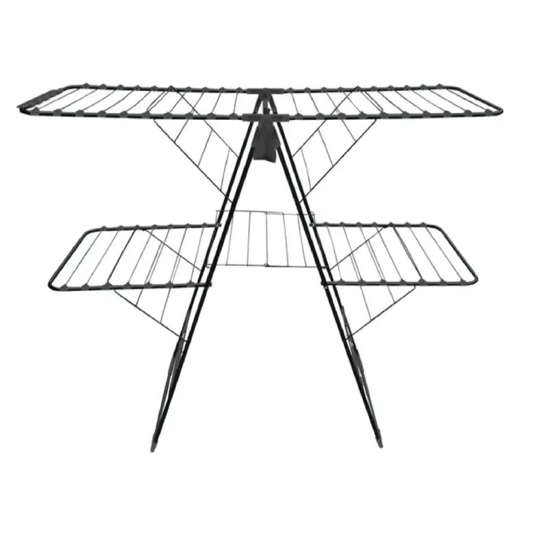 GENERICO - Tendedero Gigante Plegable Con Colgador Zapatos Acero 160cm