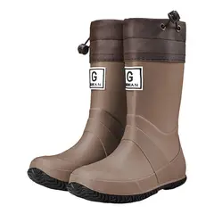 SHANDIAN - Botas de Agua Antideslizantes Hombre