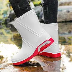 SHANDIAN - Botas de Agua Antideslizantes Hombre