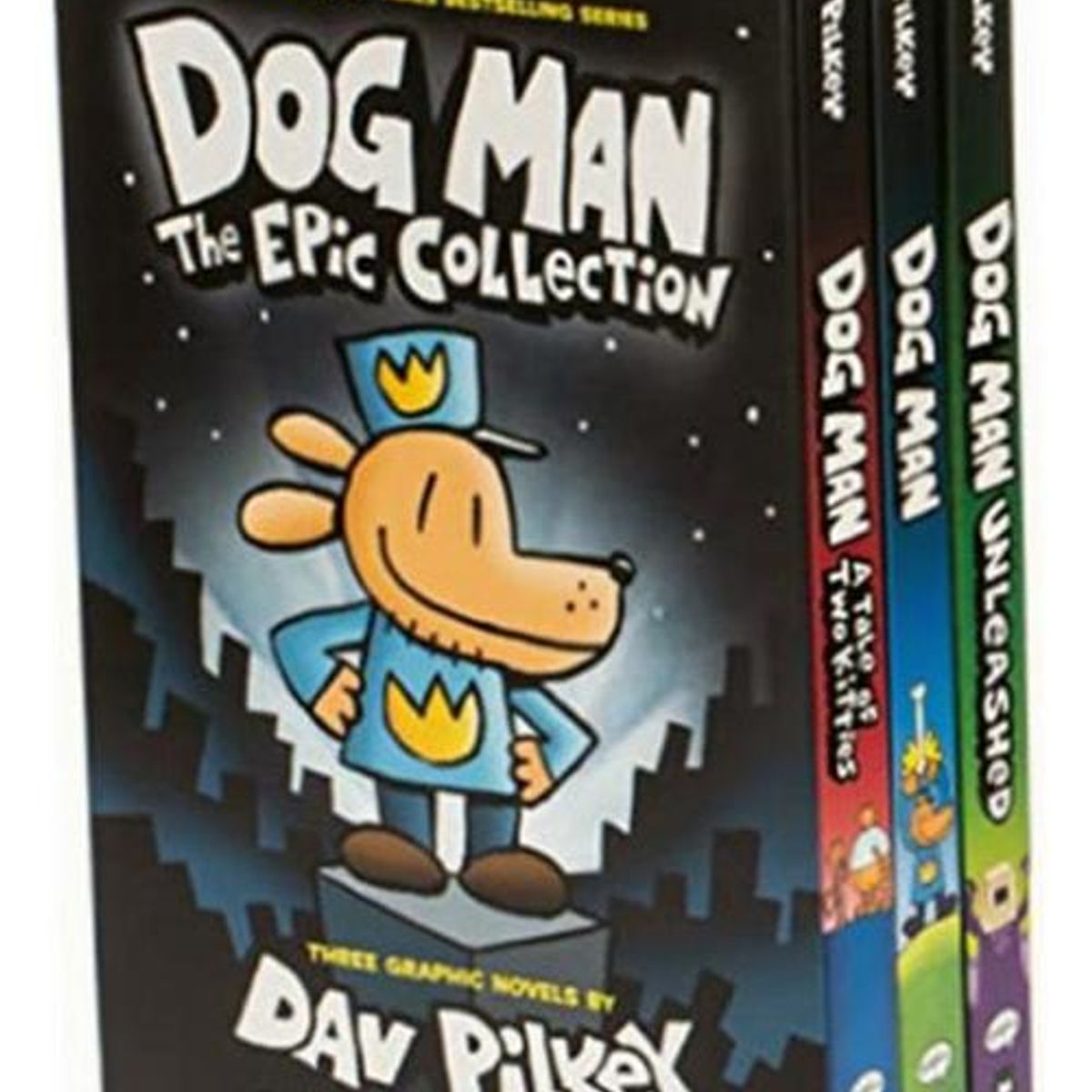 GENERICO - Pack Libros Dog Man + Unleashed + The Tale of two Kitties