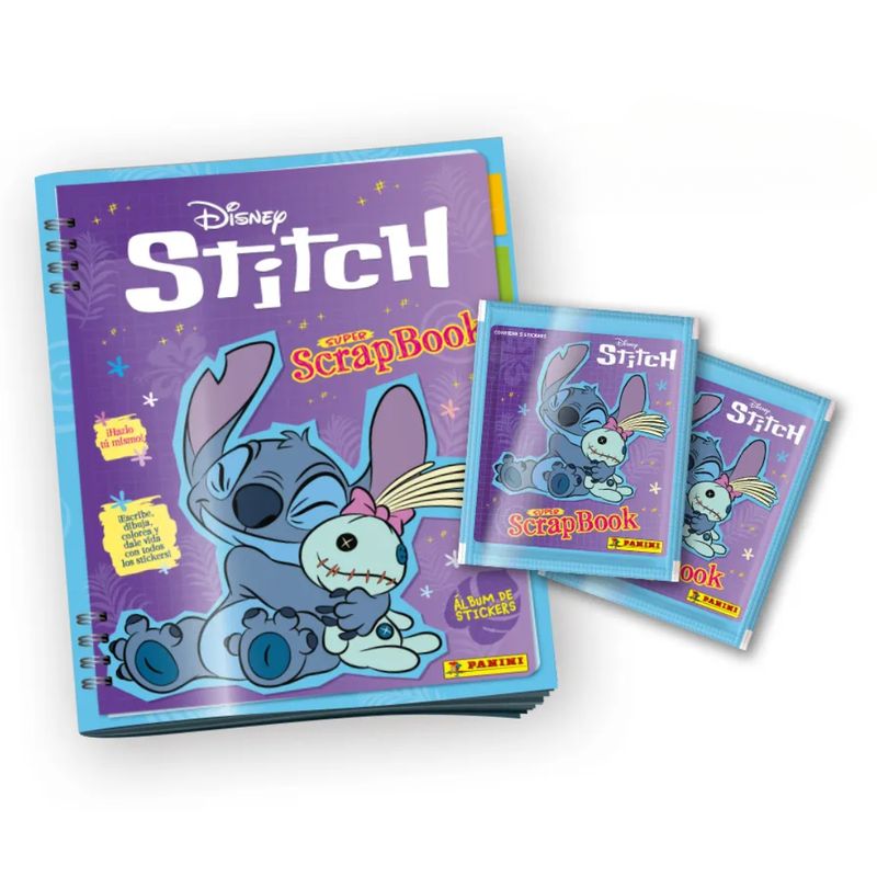 PANINI CHILE - Pack Álbum + 20 Sobres Stitch - Super Scrapbook