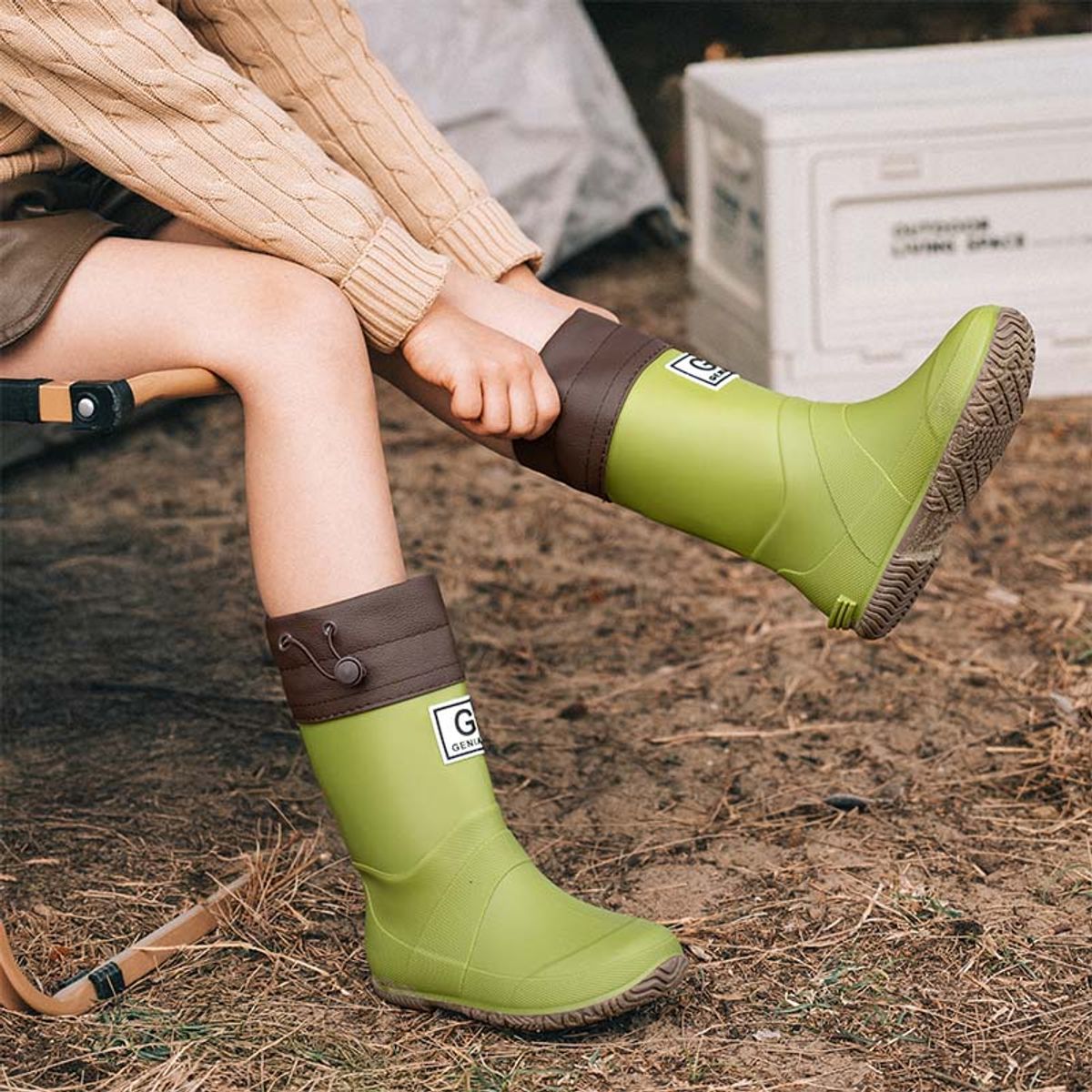 SHANDIAN - Botas de agua ocio Mujer