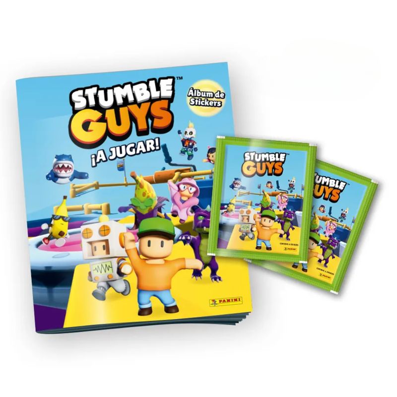 PANINI CHILE - Pack Álbum + 20 Sobres Stumble Guys ¡A Jugar!