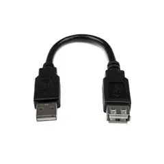 STARTECH - Cable Extensor USB 2.0 Macho a Hembra de 15cm