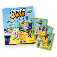PANINI CHILE - Pack Álbum + 40 Sobres Stumble Guys ¡A Jugar!