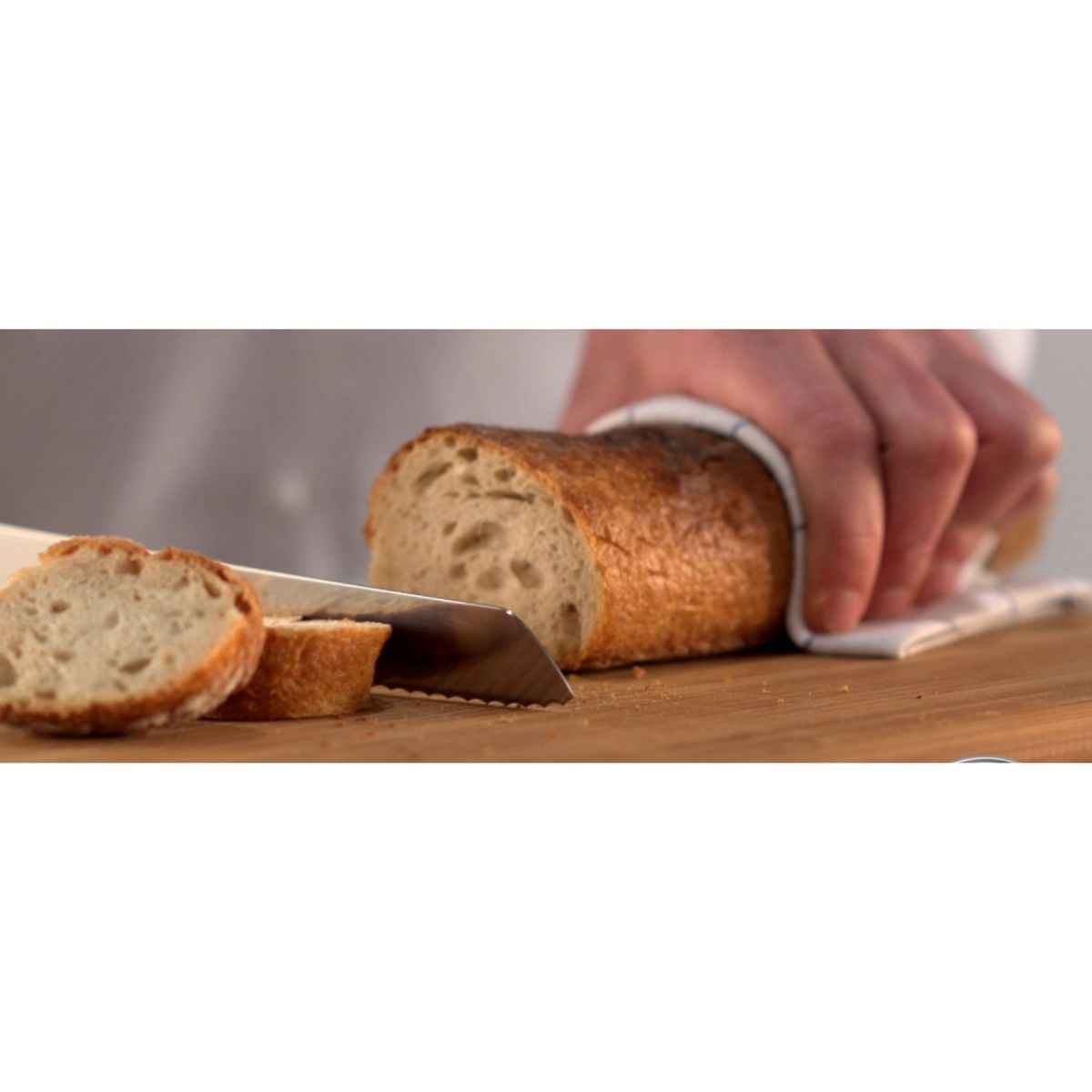 KRONS - Cuchillo De Pan  Cuchillo Para Cortar Pan 23cm
