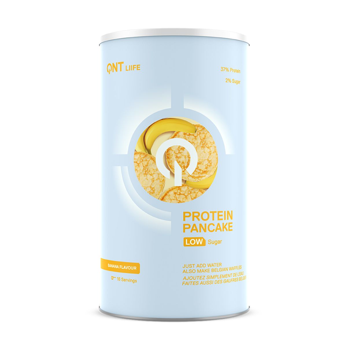 QNT - Mezcla De Proteina Para Pancake Y Waffles Banana Qnt