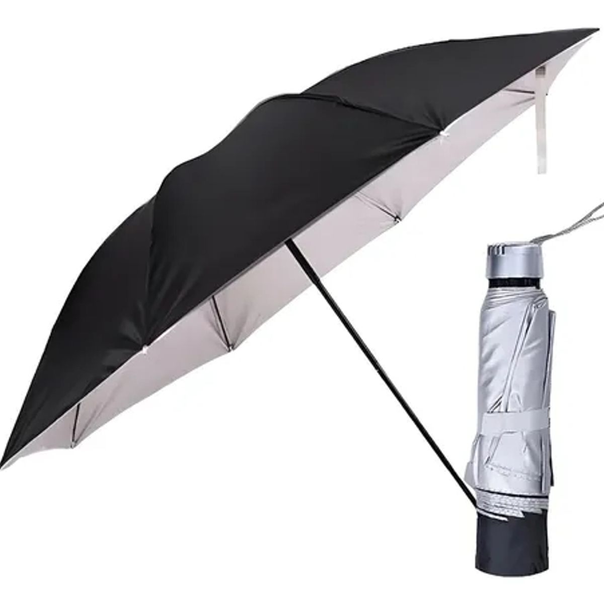 GENERICO - Paragua De Bolsillo Cartera Lluvia Invierno Anti Uv