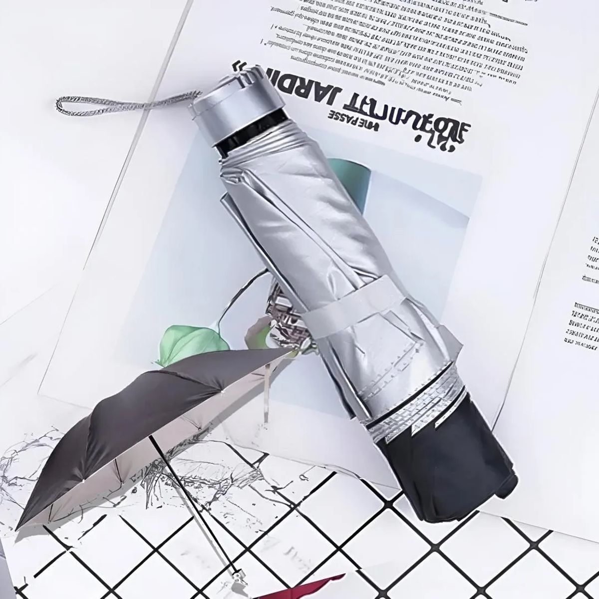 GENERICO - Paragua De Bolsillo Cartera Lluvia Invierno Anti Uv