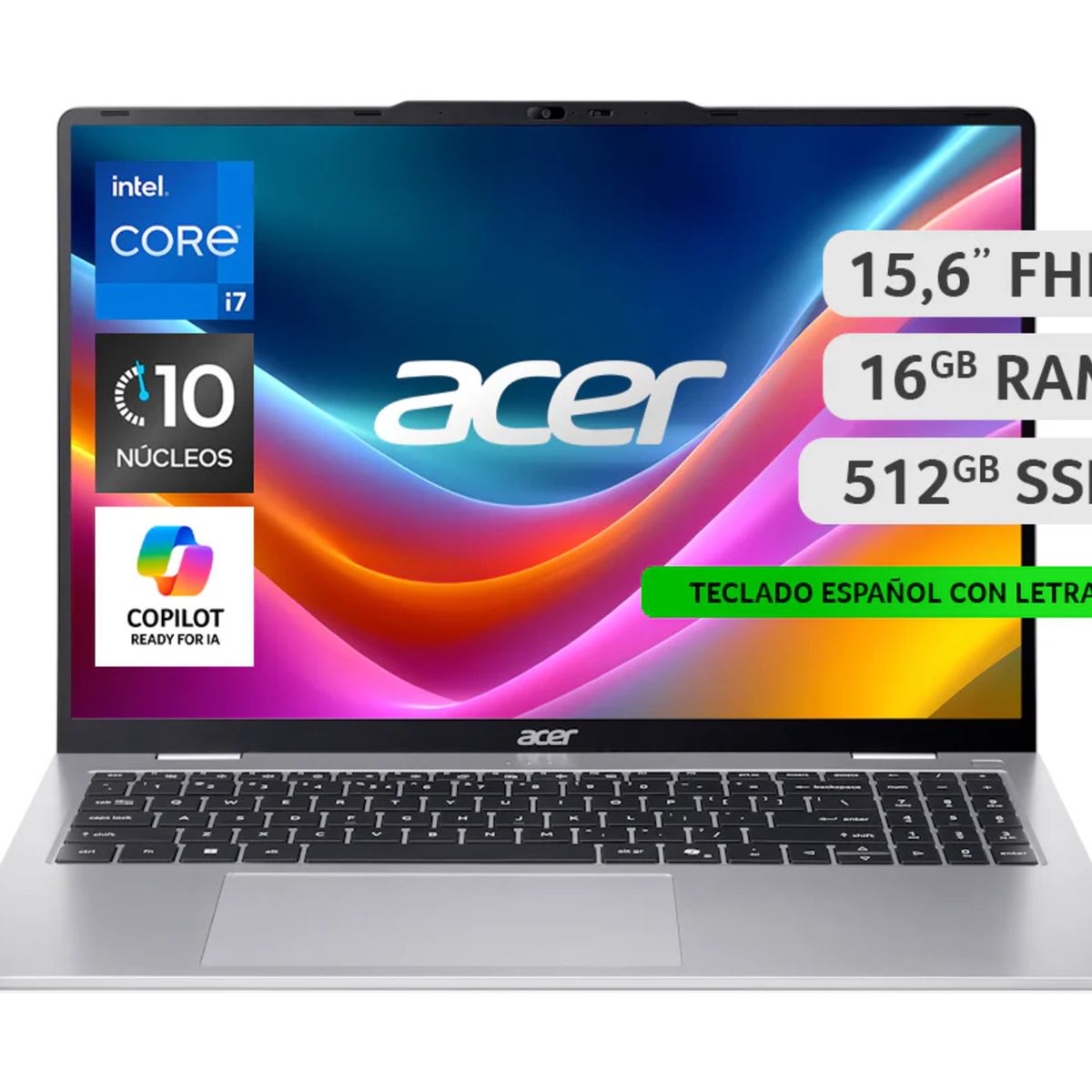 ACER - Notebook Acer AL15-72P-79W5-1 - Intel Core i7 13620H - 16GB RAM - 512GB SSD - 15,6 Pulgadas FHD
