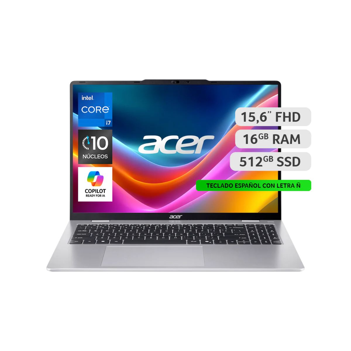 ACER - Notebook Acer AL15-72P-79W5-1 - Intel Core i7 13620H - 16GB RAM - 512GB SSD - 15,6 Pulgadas FHD
