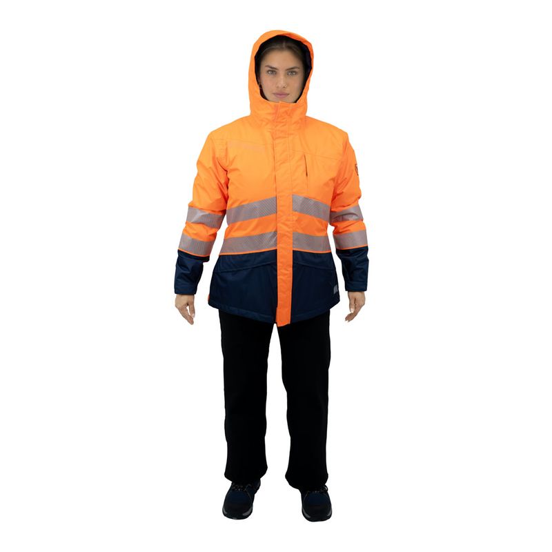 HARDWORK - Parka HW Artica Mujer Naranjo Fluor